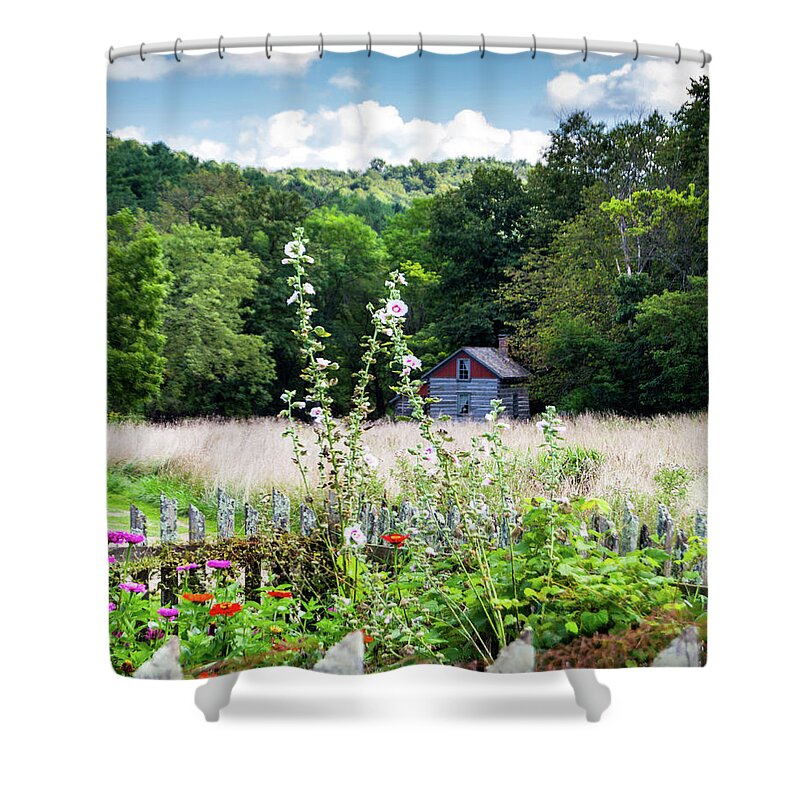 Nestled Shower Curtain featuring the photograph Nestled by Phil S Addis