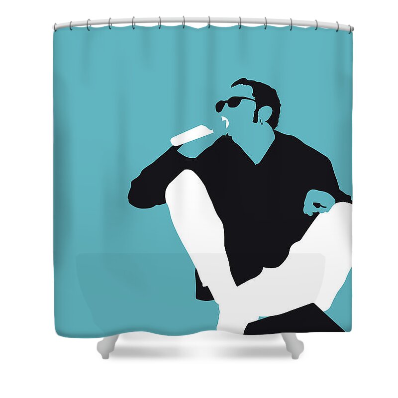 Alice Shower Curtain featuring the digital art No245 MY Alice in Chains Minimal Music poster by Chungkong Art
