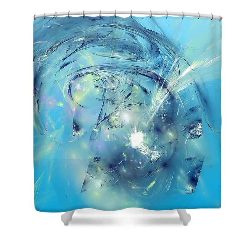 Art Shower Curtain featuring the digital art Nothing Left To Lose by Jeff Iverson