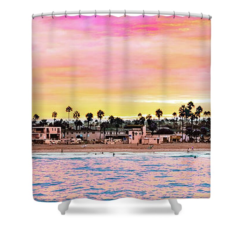 Landscape Shower Curtain featuring the photograph Ocean Beach Sunrise by Local Snaps Photography