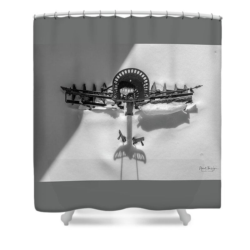 Black And White Shower Curtain featuring the photograph Old is Beautiful by Veterans Aerial Media LLC