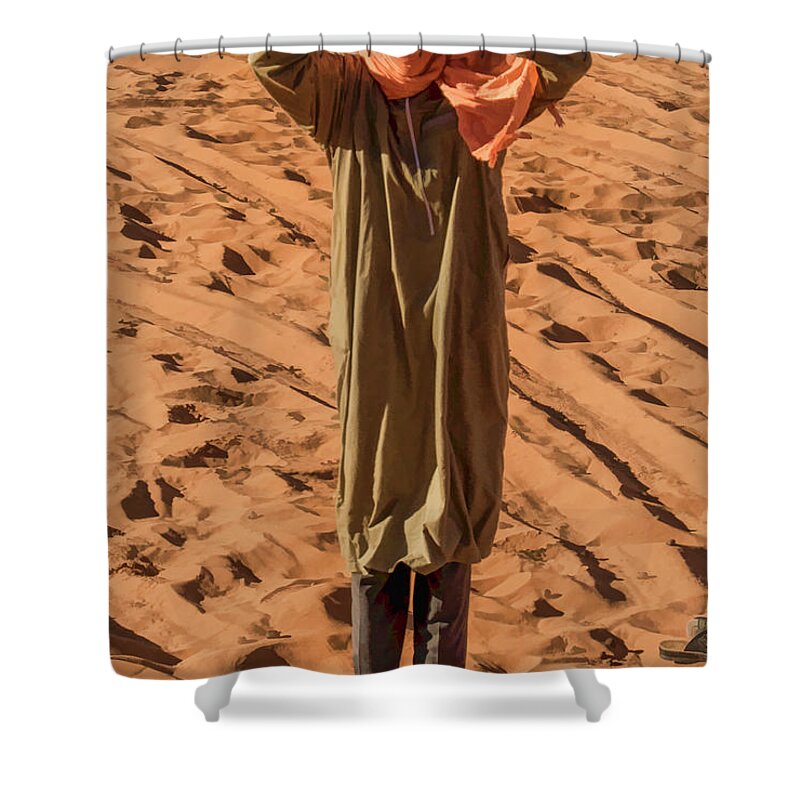 Sahara Shower Curtain featuring the photograph Omar by Jessica Levant
