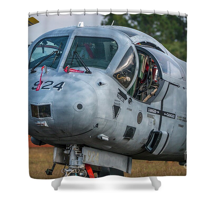 Ov-10 Shower Curtain featuring the photograph Ov-10 by Tom Claud