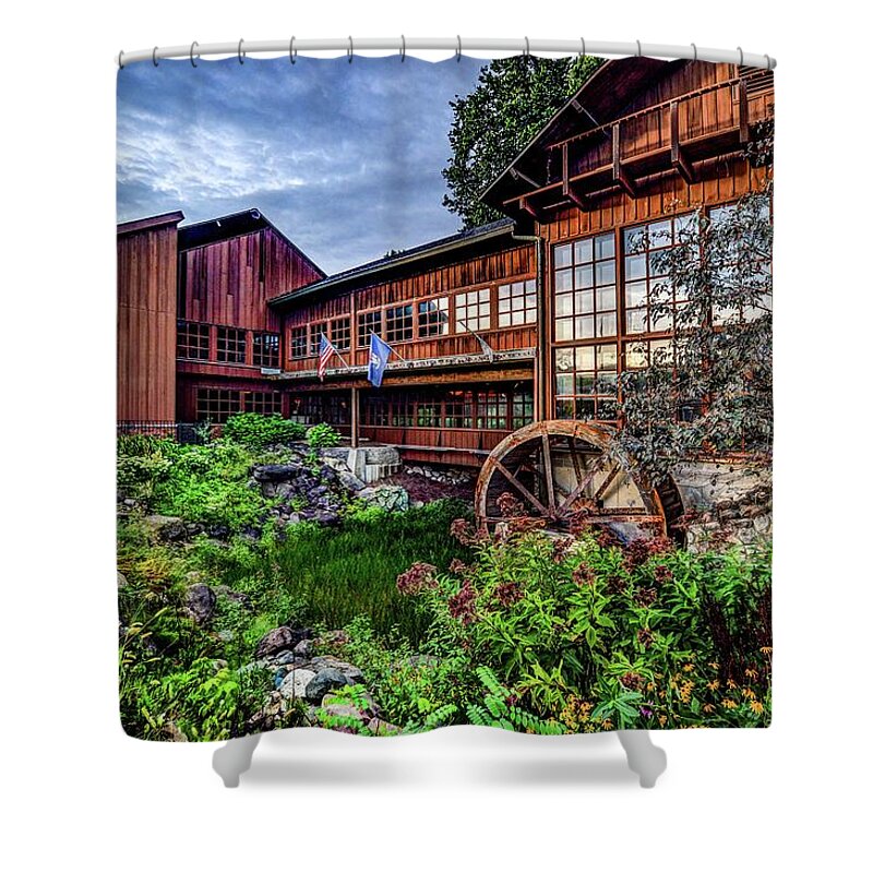 Rochester Shower Curtain featuring the photograph Paint Creek Cider Mill DSC_0711 by Michael Thomas