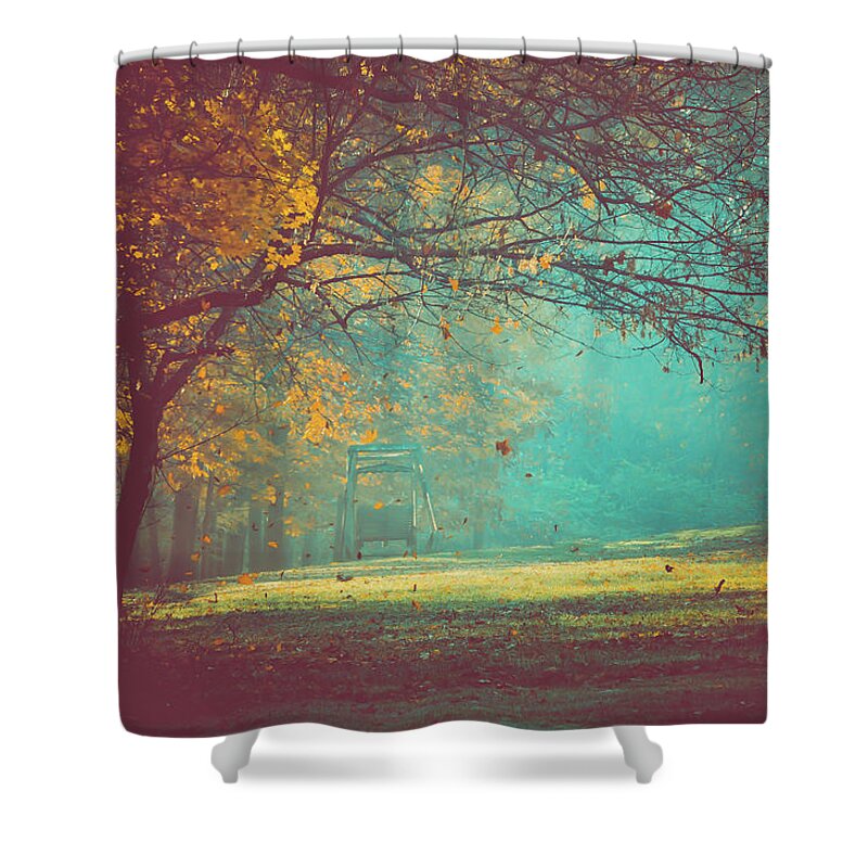 Teal Shower Curtain featuring the photograph Painted Sunrise by Michelle Wermuth