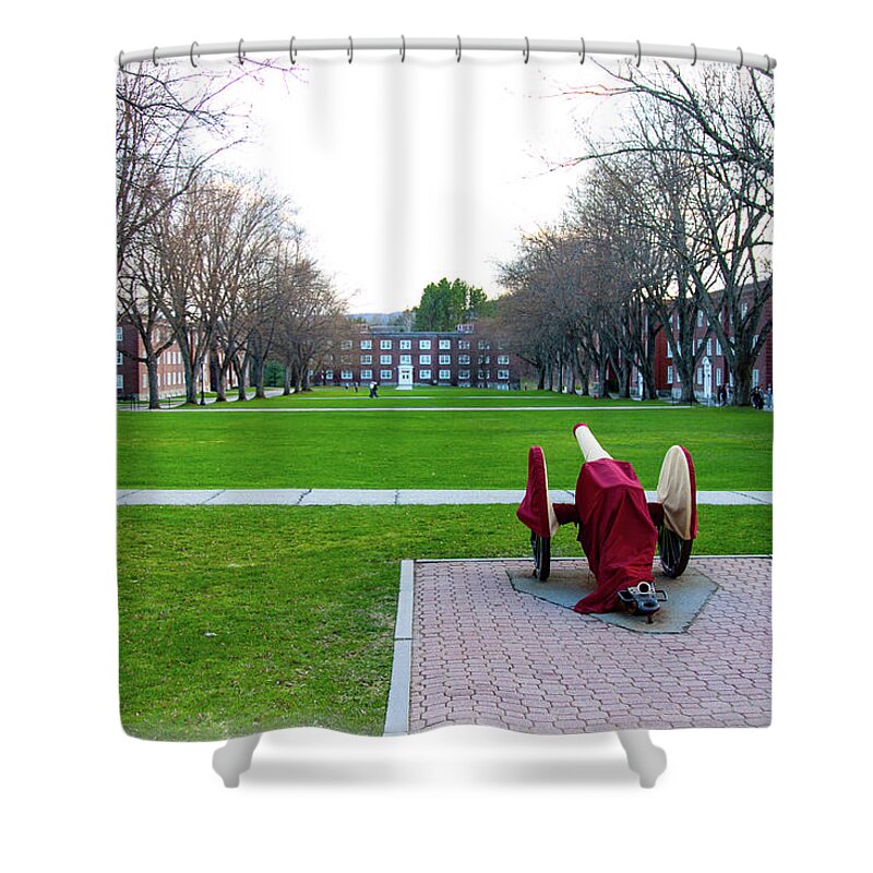 Norwich University Parade Ground Shower Curtain featuring the photograph Parade Ground at Norwich University by Jeff Folger