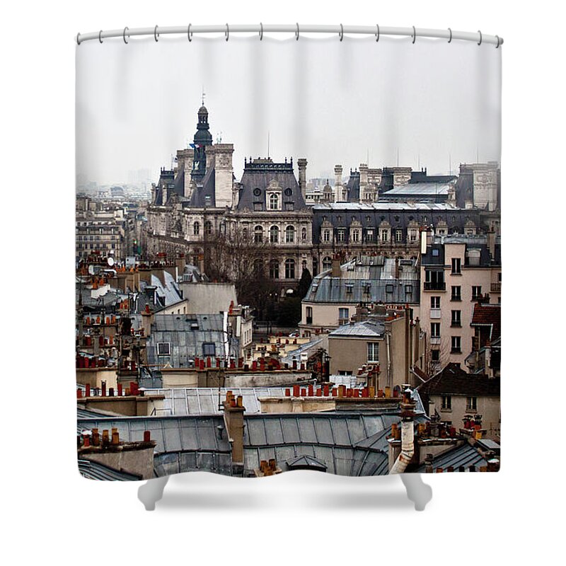 Outdoors Shower Curtain featuring the photograph Paris by Photography By Christina Nelson