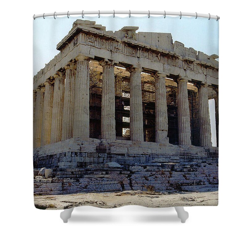 Parthenon Shower Curtain featuring the photograph Parthenon - Athens, Greece by Richard Krebs