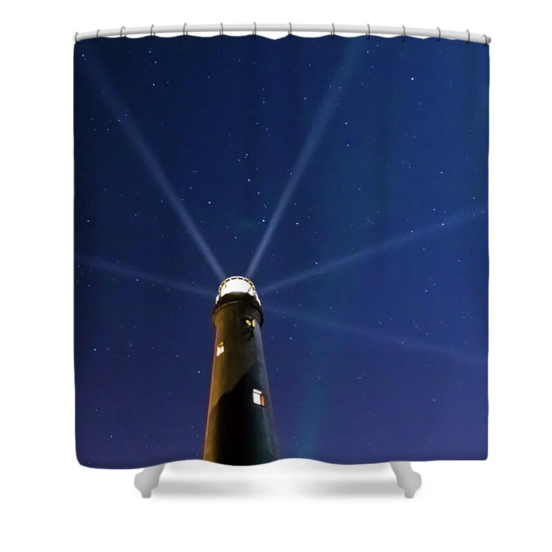 Low Section Shower Curtain featuring the photograph Pensacola Lighthouse Oct 2011 by Kevin Elvis King