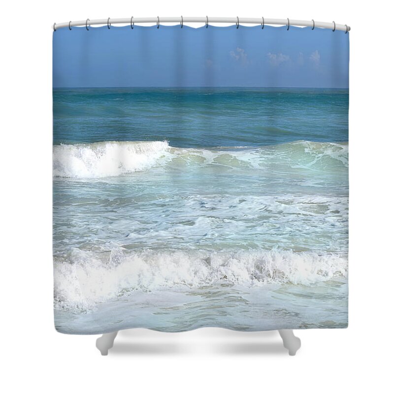 Ocean Shower Curtain featuring the photograph Photo 65 Ocean by Lucie Dumas