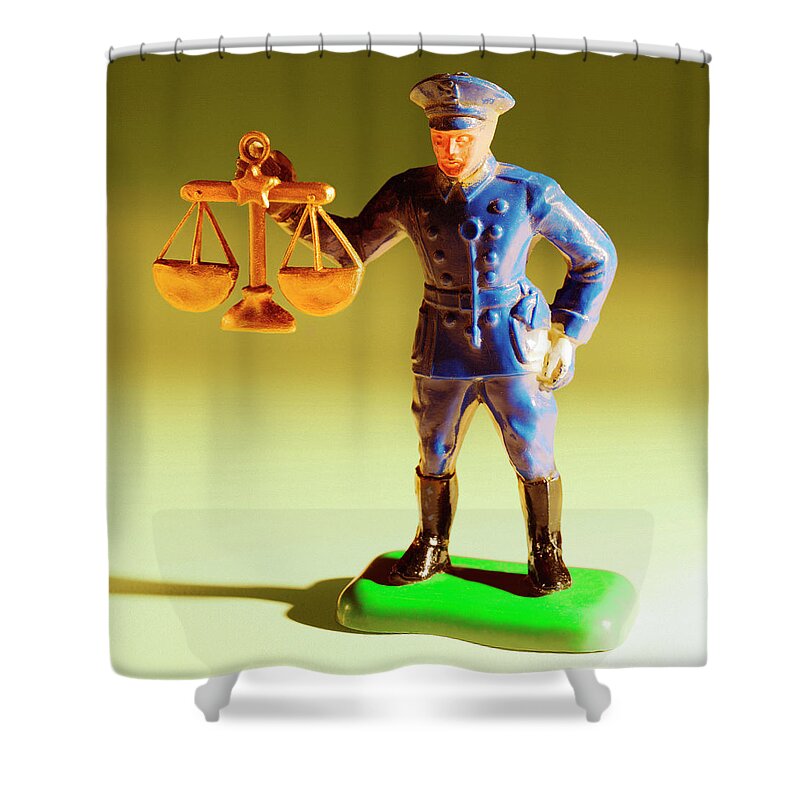 Scales Of Justice Shower Curtains