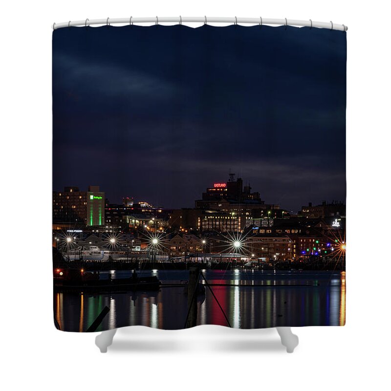 Portland Shower Curtain featuring the photograph Portland, Maine skyline by Bob Doucette