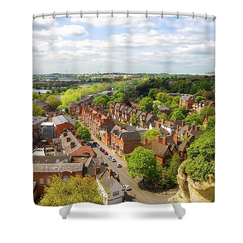 Tranquility Shower Curtain featuring the photograph Primavera A Nottingham by Not A Spectator But An Actor Of The Scene