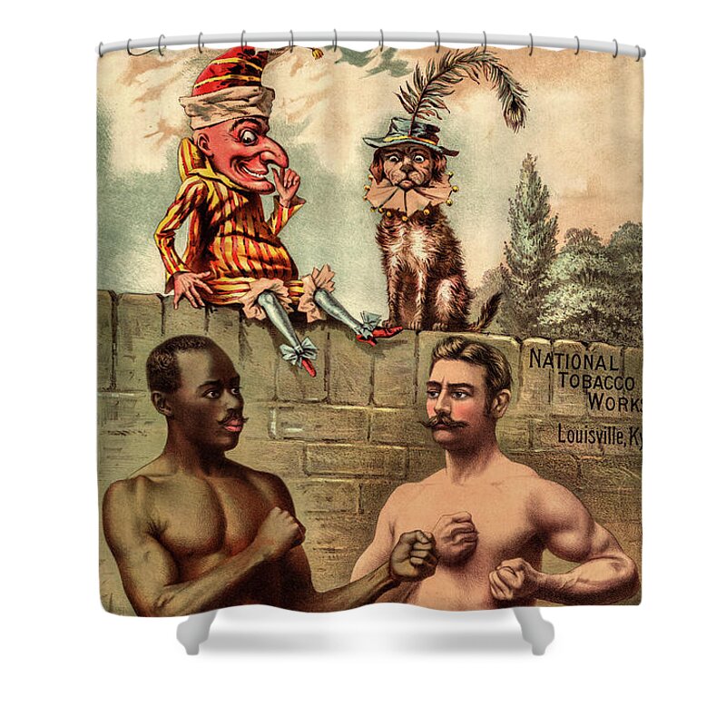 David Letts Shower Curtain featuring the photograph Punch Plug Tobacco by David Letts