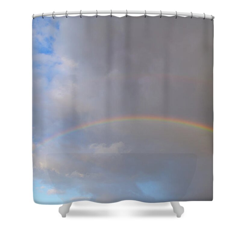 Spectrum Shower Curtain featuring the photograph Rainbow by Lisavalder