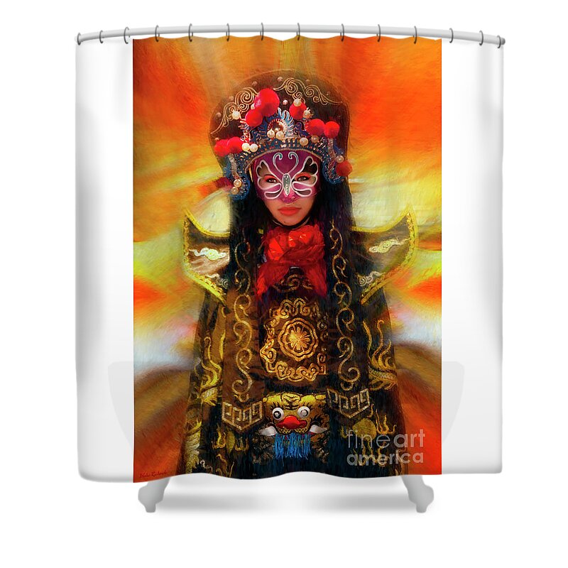  Shower Curtain featuring the photograph Ready For The Siichuan Opera by Blake Richards