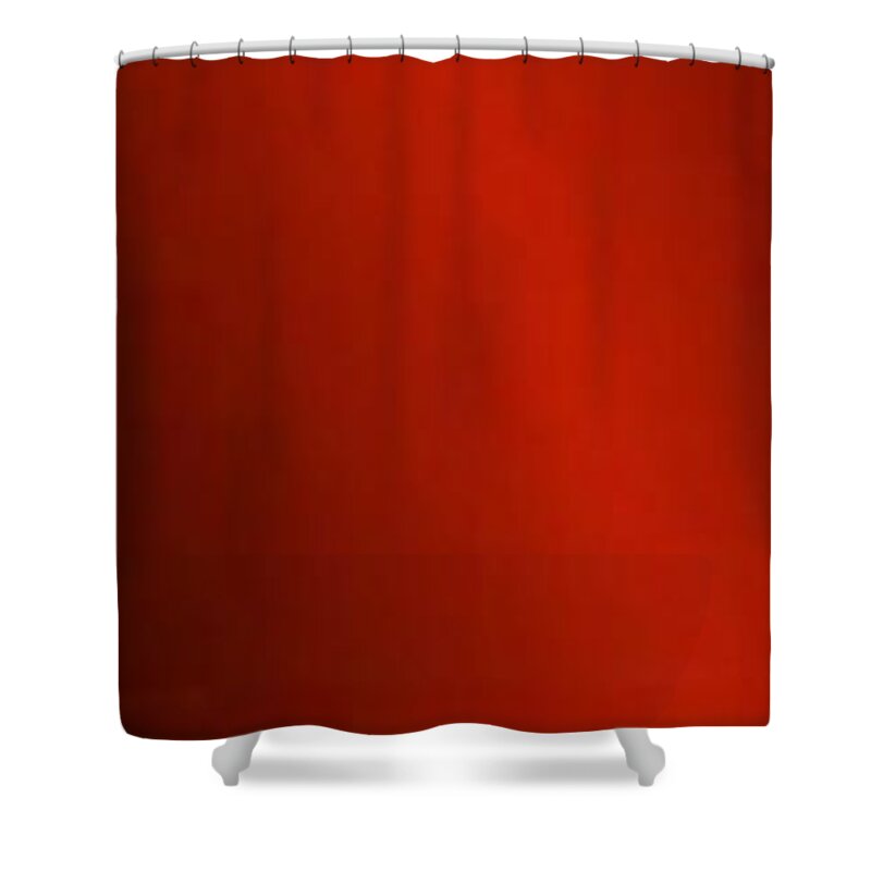 Oil Shower Curtain featuring the painting Red Glow by Matteo TOTARO