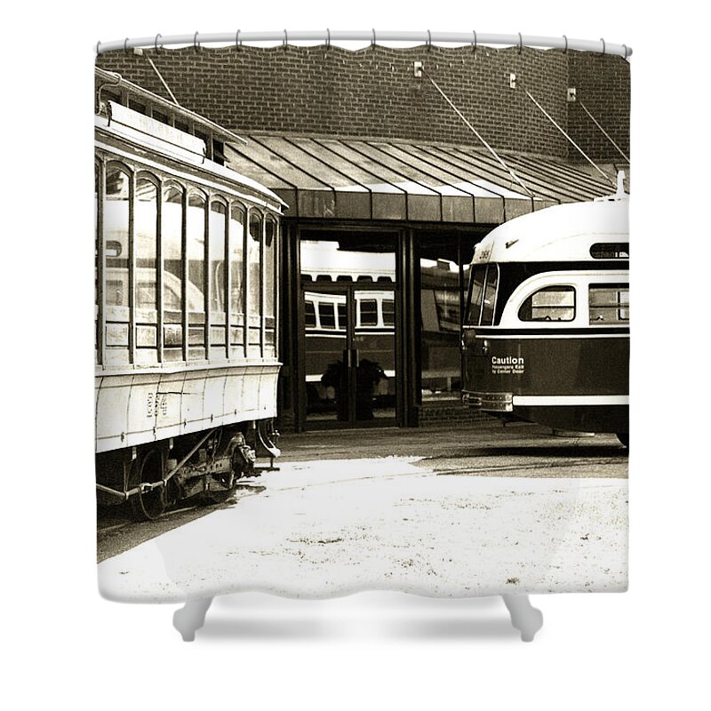 Nostalgia Shower Curtain featuring the photograph Reflections of Gentler Times by Steve Ember