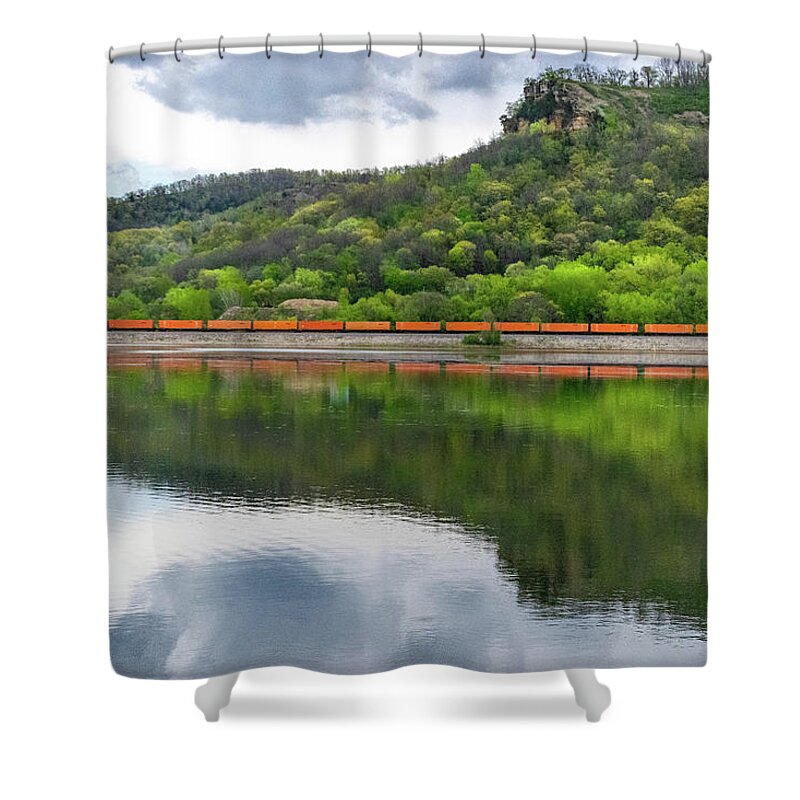 Reflective Shower Curtain featuring the photograph Reflective by Phil S Addis
