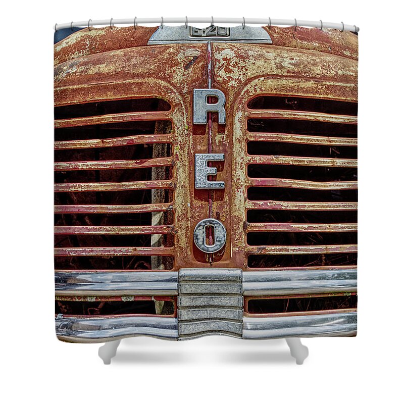 Reo Shower Curtain featuring the photograph REO by Deborah Ritch
