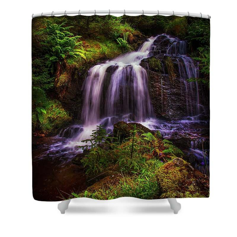 Scotland Shower Curtain featuring the photograph Retreat for Soul. Rest and Be Thankful. Scotland by Jenny Rainbow