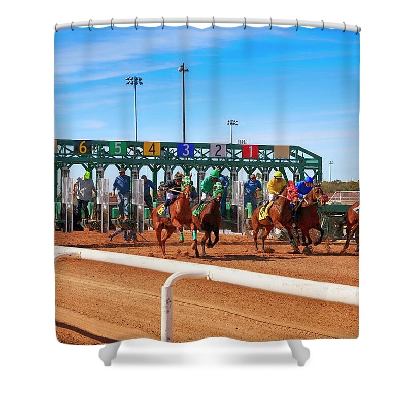 Rillito Park Shower Curtain featuring the photograph Rillito Park, Tucson AZ by Chris Smith