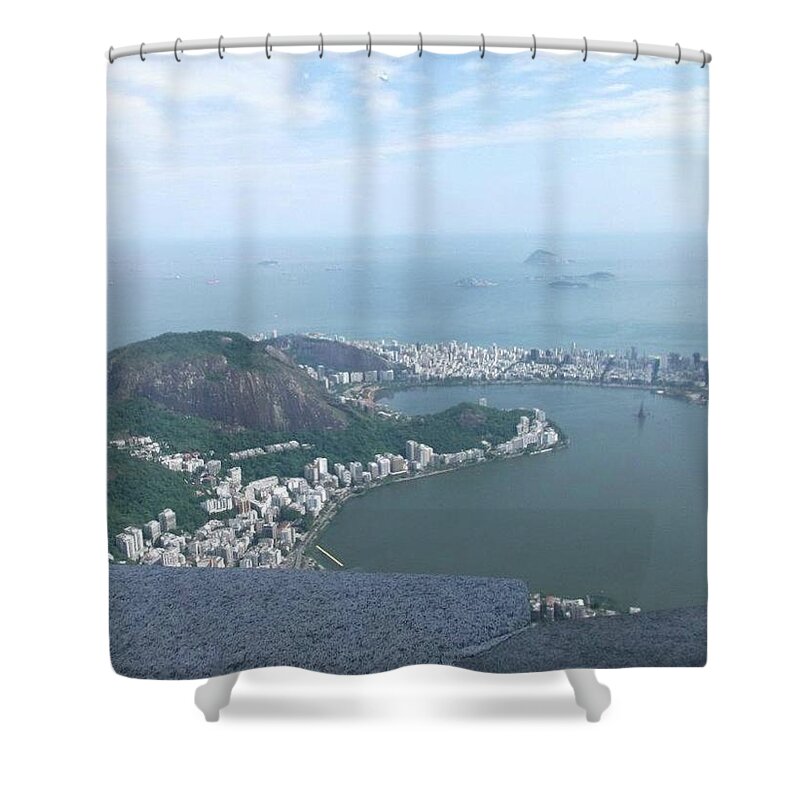 Water Shower Curtain featuring the photograph Rio de Janeiro by Aline Gomes