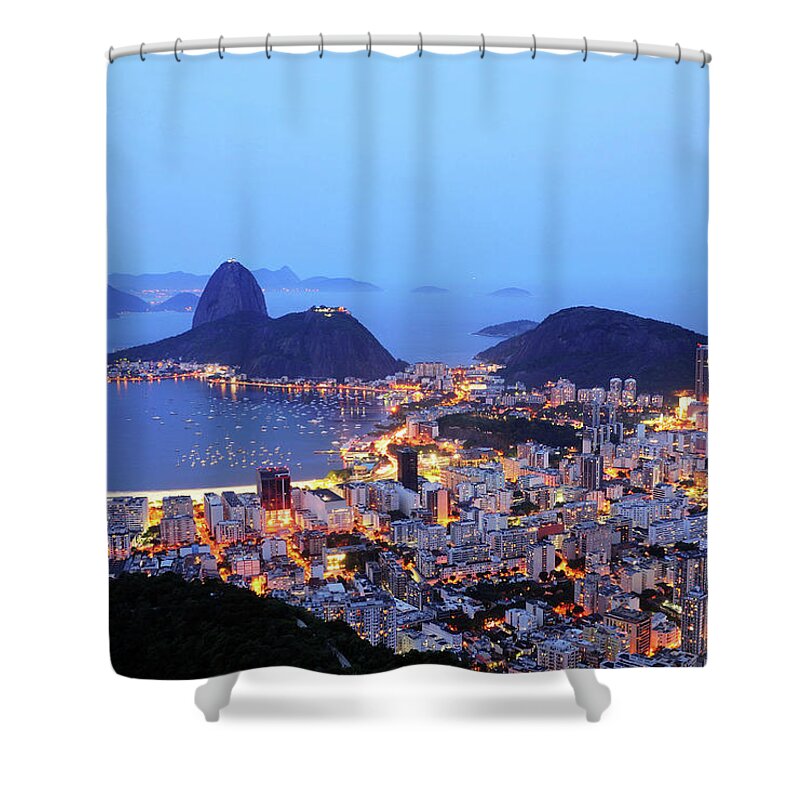Clear Sky Shower Curtain featuring the photograph Rio De Janeiro, Beautiful City by ©ricardo Barbieri