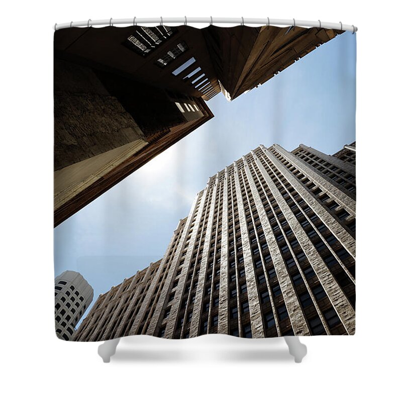Street Photography Shower Curtain featuring the photograph Rise You by J C
