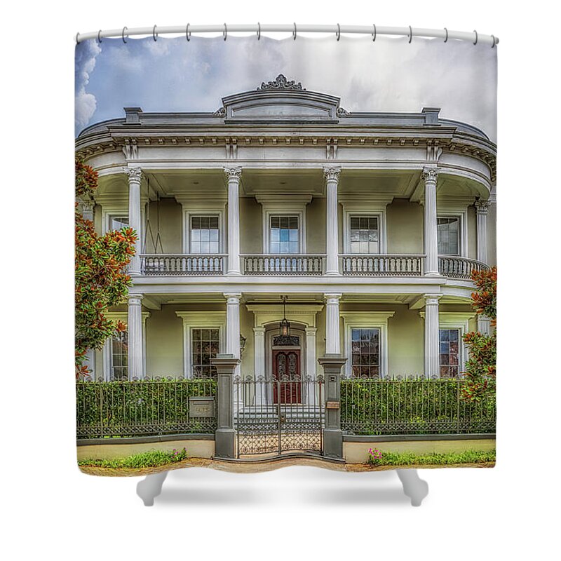 Garden District Shower Curtain featuring the photograph Robinson House by Susan Rissi Tregoning