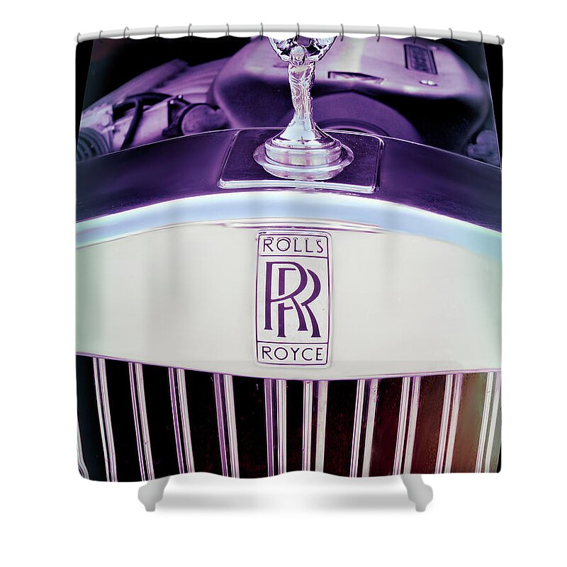Car Shower Curtain featuring the photograph Rolls Royce Automobile by Bonnie Willis