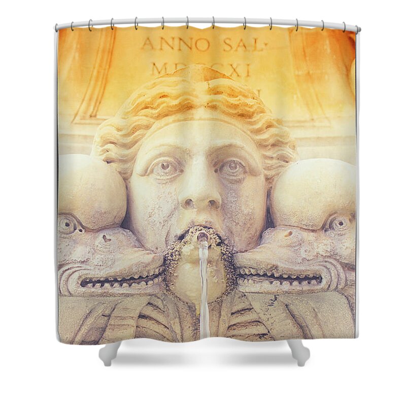 Fountains Shower Curtain featuring the photograph Rome 5 by Becqi Sherman