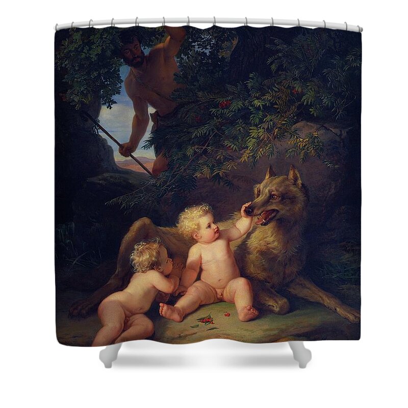 Romulus And Remus Shower Curtains