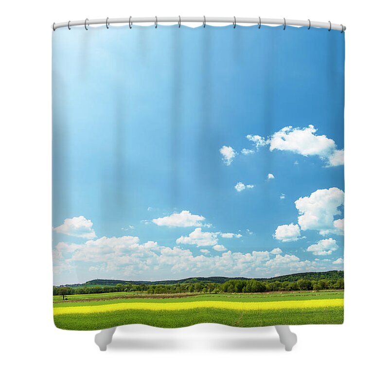 Scenics Shower Curtain featuring the photograph Rural Landscape by Spooh