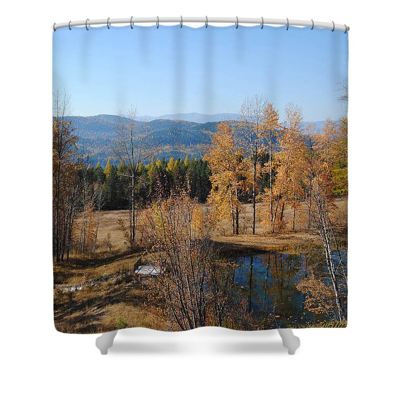 Montana Shower Curtain featuring the photograph Rural Montana by Vallee Johnson
