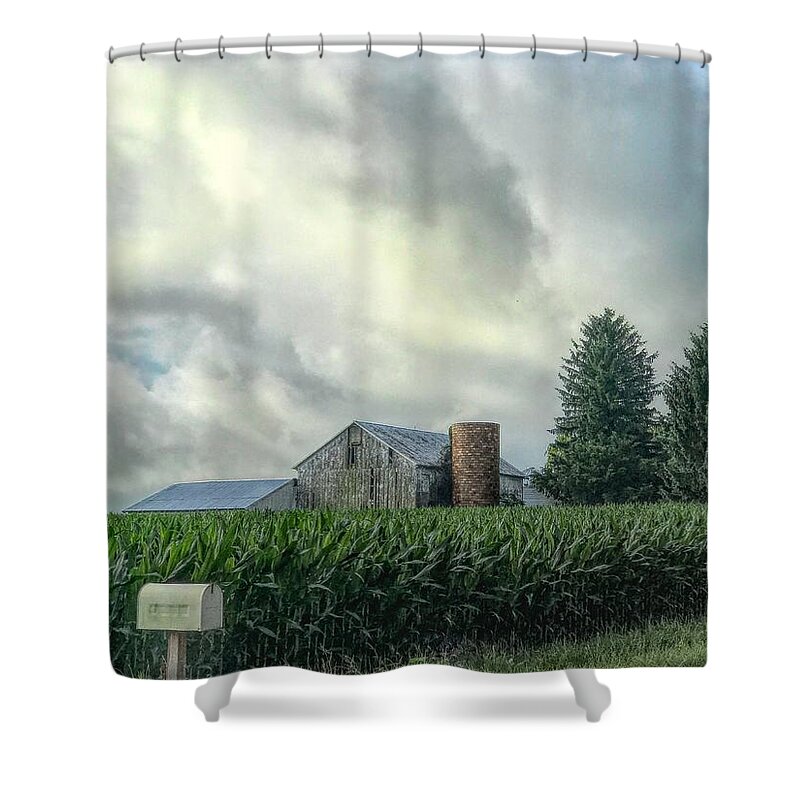  Shower Curtain featuring the photograph Rural Route by Jack Wilson