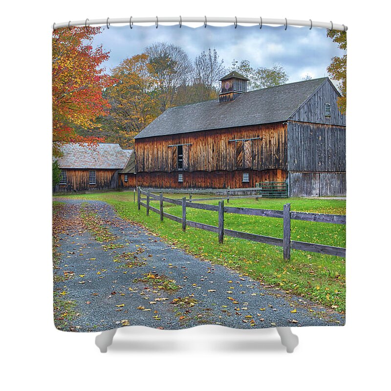 Rustic Barn Shower Curtain featuring the photograph Rustic Barn by Juergen Roth