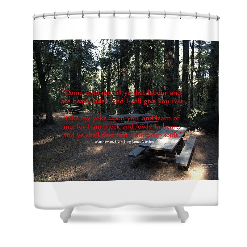 Inspiration Shower Curtain featuring the photograph Sabbath by Richard Thomas