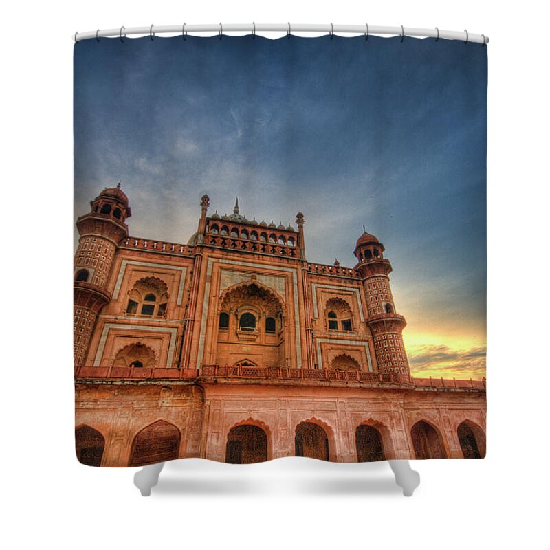 Arch Shower Curtain featuring the photograph Safdarjungs Tomb by Sudiproyphotography