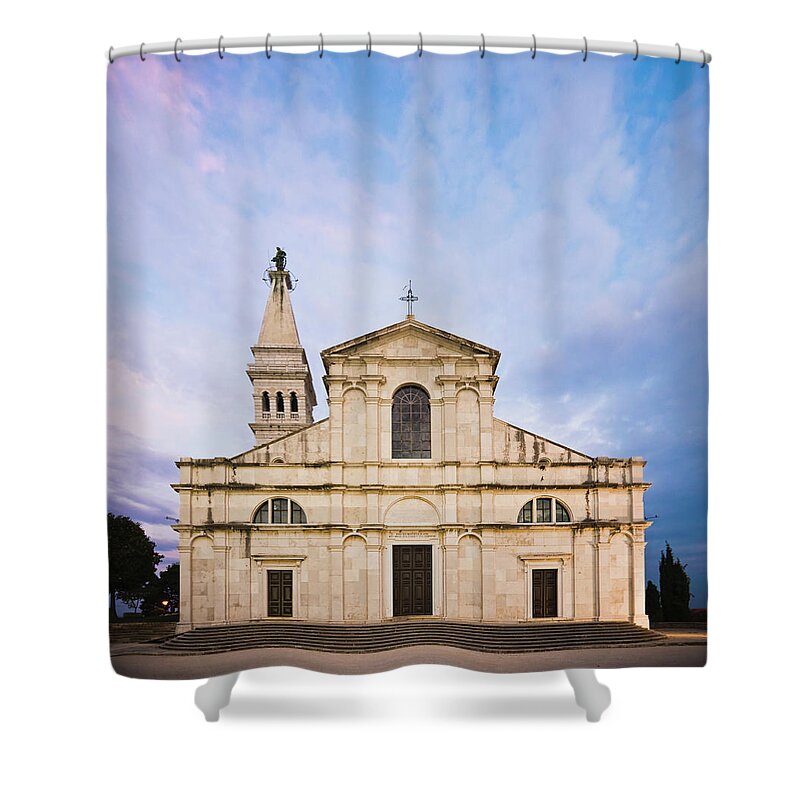 Outdoors Shower Curtain featuring the photograph Saint Euphemia Church by David Madison