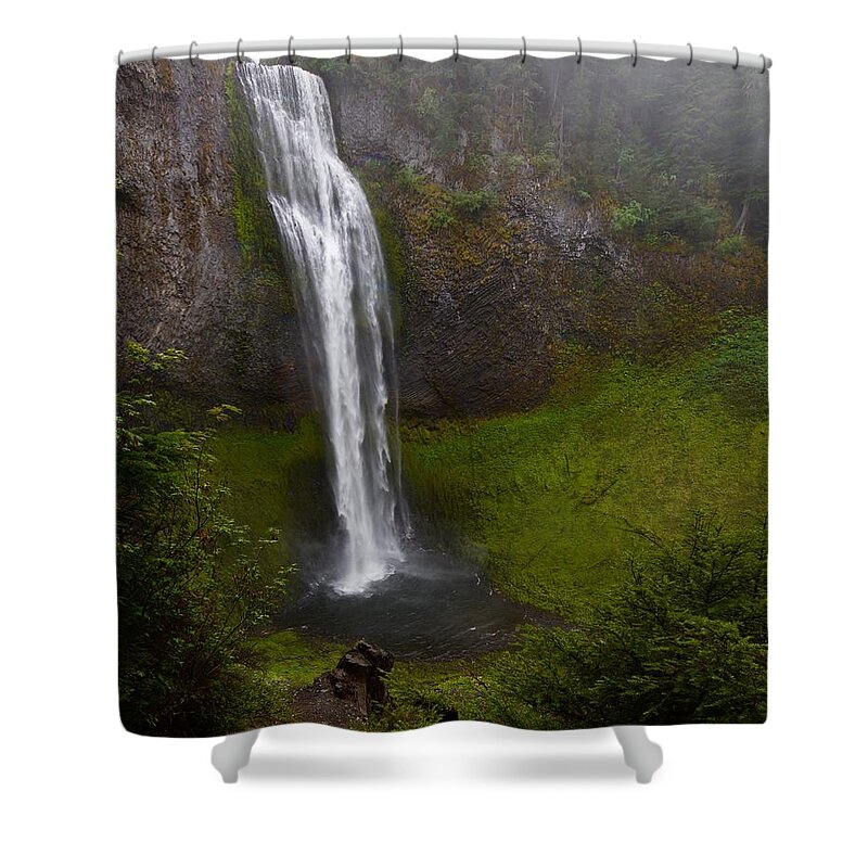 Waterfall Shower Curtain featuring the photograph Salt Creek Falls by Todd Kreuter