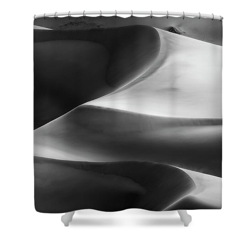 Alamosa County Shower Curtain featuring the photograph Sand Dunes by C. Fredrickson Photography