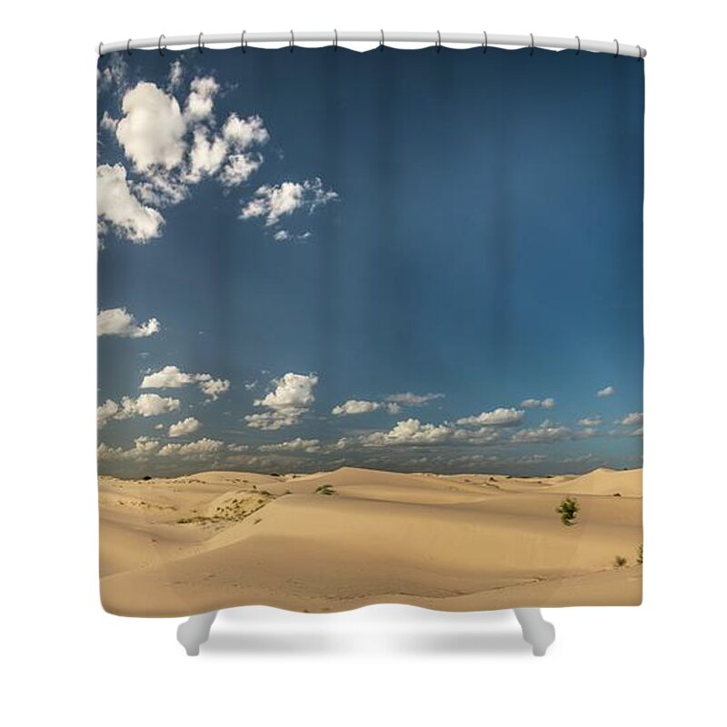 Desert Shower Curtain featuring the photograph Sand Hills Texas by David Downs