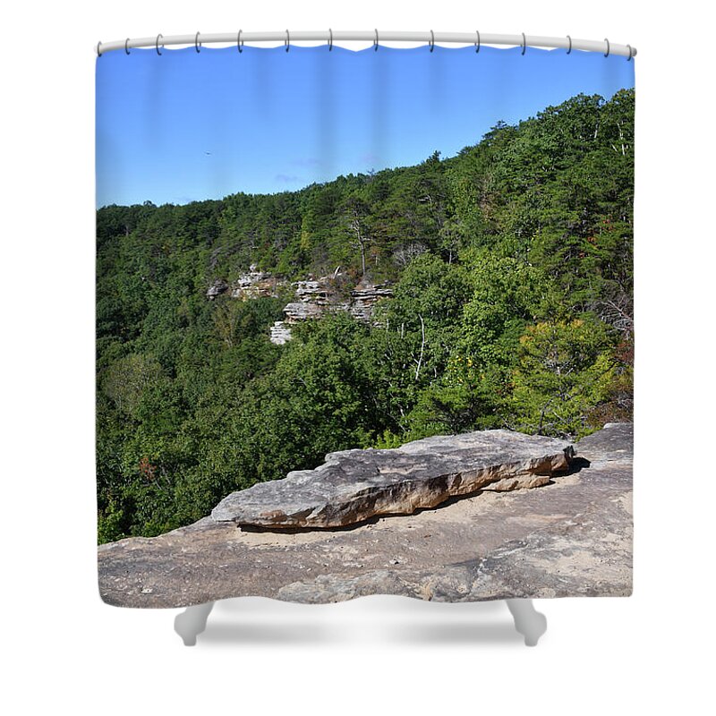Savage Gulf Shower Curtain featuring the photograph Savage Gulf 17 by Phil Perkins
