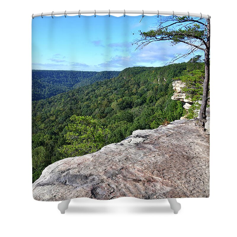 Savage Gulf Shower Curtain featuring the photograph Savage Gulf 8 by Phil Perkins
