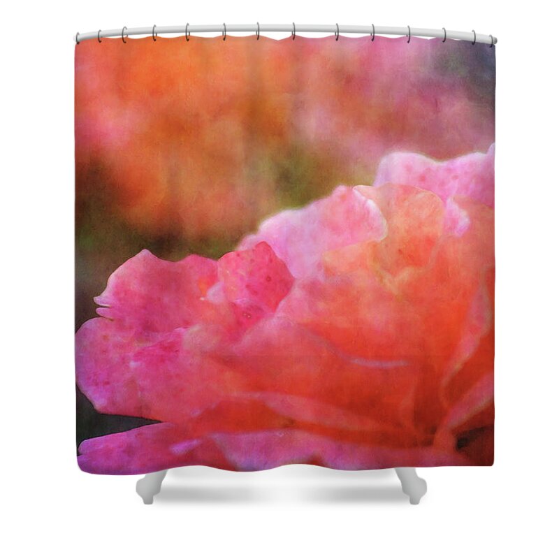 Impressionist Shower Curtain featuring the photograph Scalloped 5512 IDP_2 by Steven Ward
