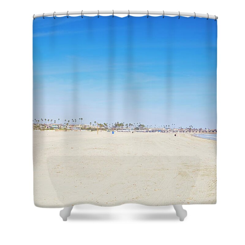 Empty Shower Curtain featuring the photograph Seal Beach, Ca by Bluehill75
