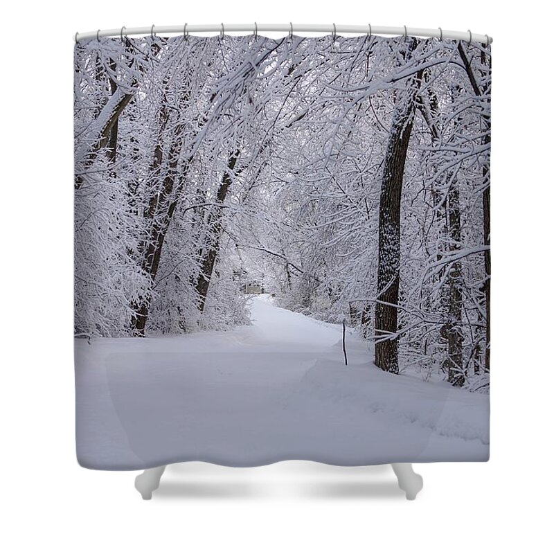 Winter Shower Curtain featuring the photograph Serenity II by Susan Rydberg