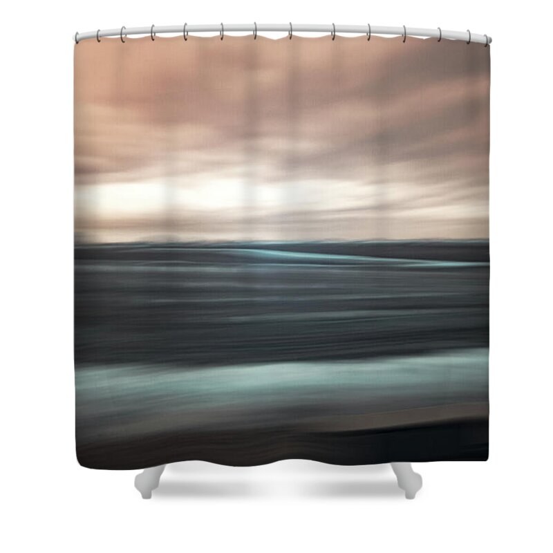 Infrared Shower Curtain featuring the photograph Serenity of the Land by Carol Estes
