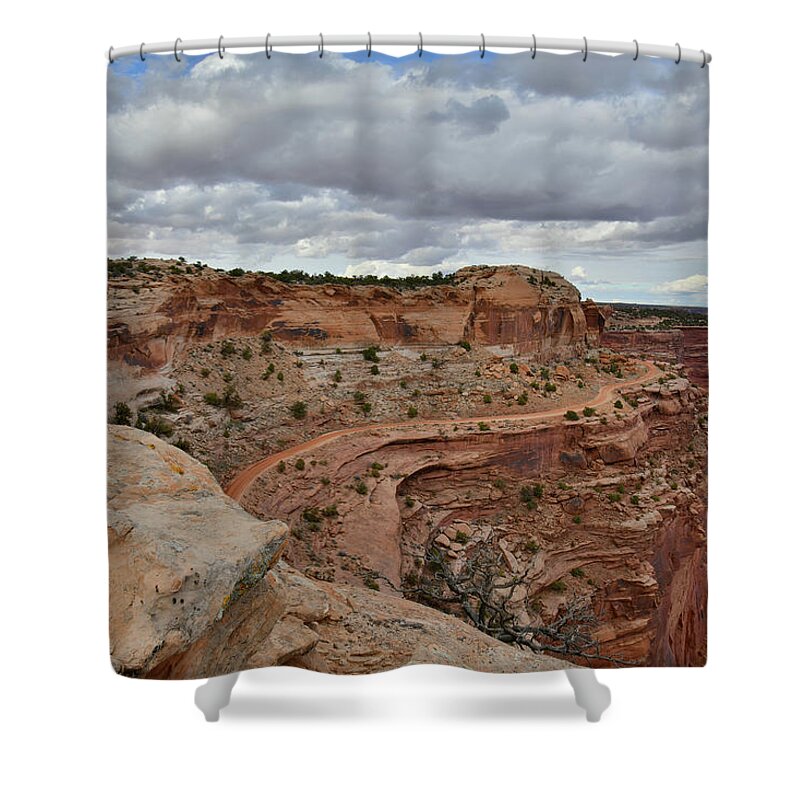 Canyonlands National Park Shower Curtain featuring the photograph Shafer Trail of Canyonlands National Park by Ray Mathis